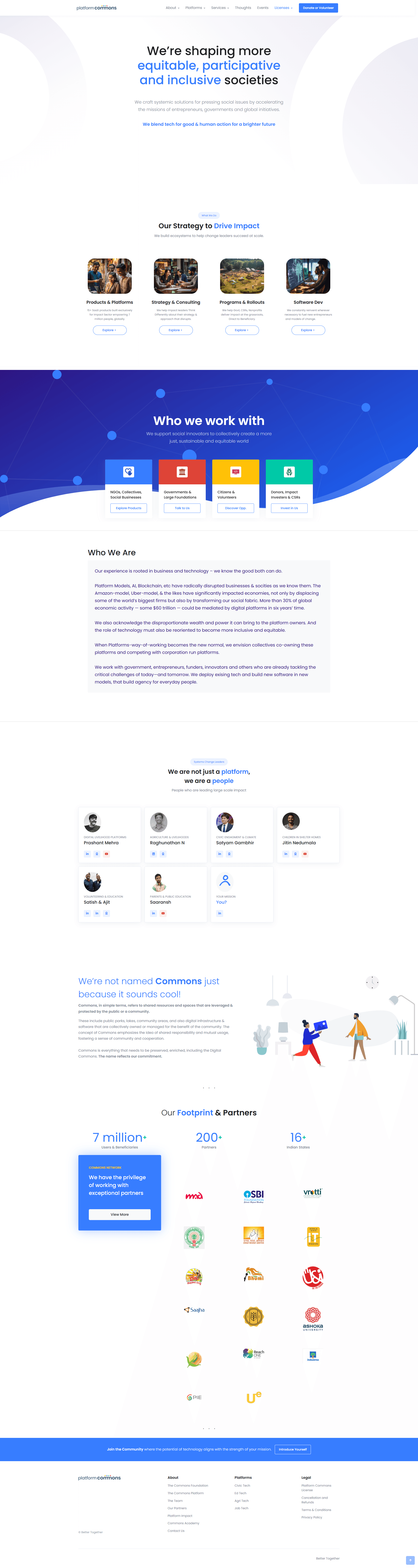 Platform Commons website